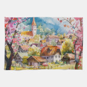 Spring Village キッチンタオル (横)