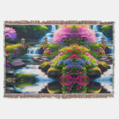 Spring Waterfall 1 スローブランケット (正面)