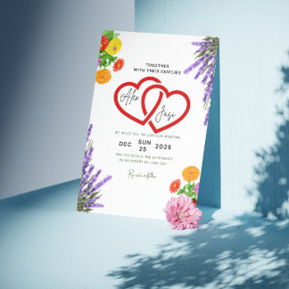 ✨ Spring Wedding Invitation Card  招待状