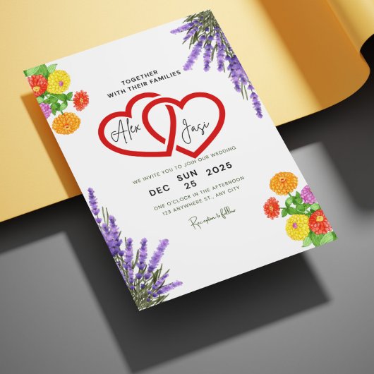 ✨ Spring Wedding Invitation Card 招待状