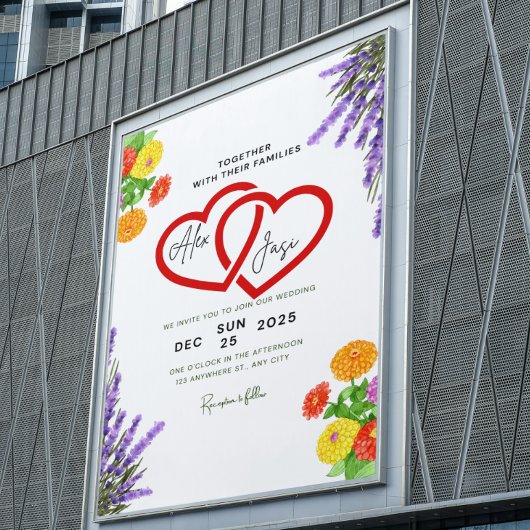 ✨ Spring Wedding Invitation Card 招待状