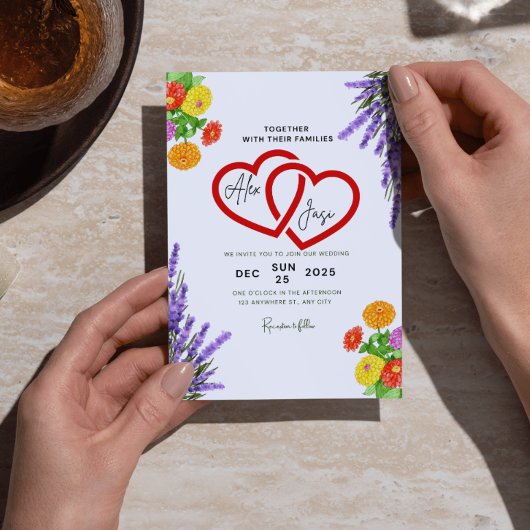 ✨ Spring Wedding Invitation Card 招待状