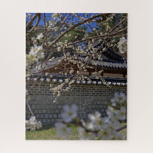 Spring Whispers Over Hanok ジグソーパズル (縦)