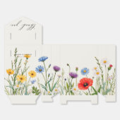 Spring Wild Flower Meadow  Wedding  フェイバーボックス (見開き)
