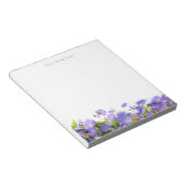 Spring wildflower customizable Notepad ノートパッド (アングル)