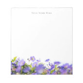 Spring wildflower customizable Notepad ノートパッド (正面)