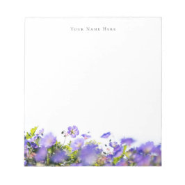 Spring wildflower customizable Notepad ノートパッド