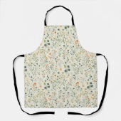 Spring Wildflower Meadow All-Over Print Apron エプロン (正面)