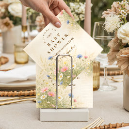 Spring Wildflower Meadow Baby Shower スタンダードカクテルナプキン