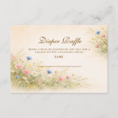 Spring Wildflower Meadow Diapper Raffle エンクロージャーカード (正面)