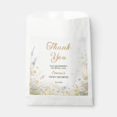 Spring Wildflower Meadow Pastel Garden Floral フェイバーバッグ (正面)