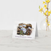 Spring Wildflower Sympathy Thank You カード (黄色い花)