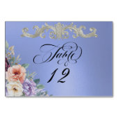 Spring Wildflowers - Blue テーブルナンバー (正面)