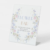 Spring Wildflowers Bridal Shower Flower Bar 台座サイン (正面)