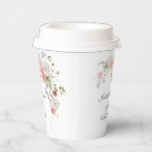 Spring Wildflowers Purple Pink 50th Birthday  紙コップ (右)