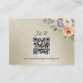 Spring Wildflowers, QR Code - Wheat エンクロージャーカード (裏面)