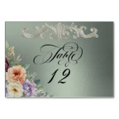 Spring Wildflowers - Sage テーブルナンバー (正面)