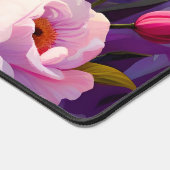 Spring Zen Sunrise Pink Blossom Garden デスクマット (コーナー)