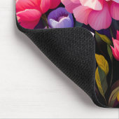 Spring Zen Sunrise Pink Blossom Garden マウスパッド (コーナー)