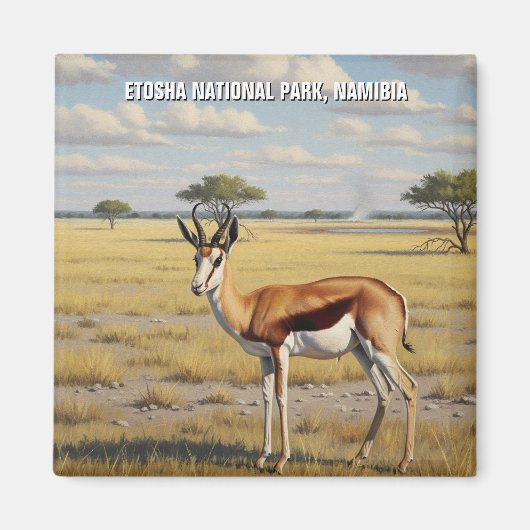 Springbok Etosha National Park Namibia Travel マグネット (正面)