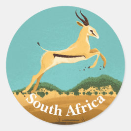 Springbok in South Africa ラウンドシール