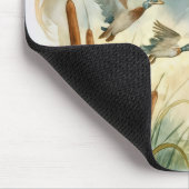 Springer Spaniel and Mallard Duck Double Exposure マウスパッド (コーナー)