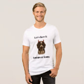 Springer Spaniel Angel / Devil men's t shirt トライブレンドＴシャツ (正面全面)
