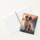 Springer Spaniel by Lake ノートブック (内部)