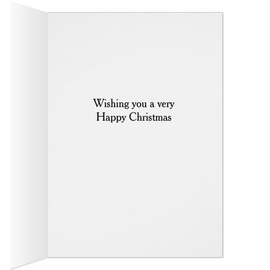 Springer spaniel  'Cheese Tax' Christmas card (内側 (右))