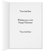 Springer Spaniel 'Cheese Tax' Christmas card (内側 (右))