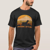 Springer Spaniel Funny  Vintage Retro Tシャツ (正面)