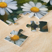 Springer Spaniel Riverside Daisy Art ジグソーパズル (側面)