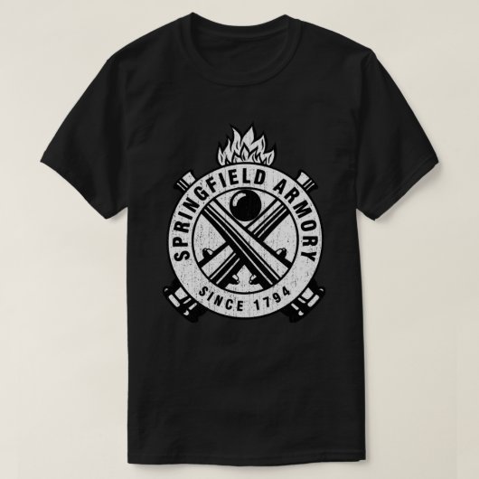 Springfield Armory Firearms Sticker.png Tシャツ (デザイン正面)