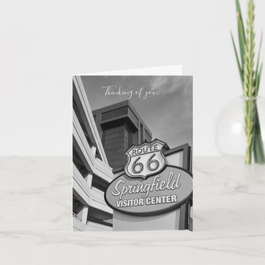 Springfield Grayscale考えるのYou Cardへようこそ カード (正面)