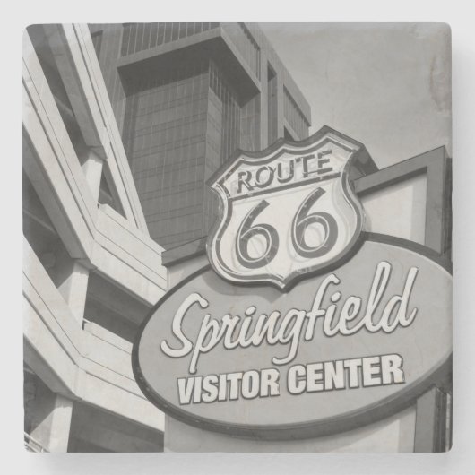 Springfield Grayscale Stone Coasterへようこそ ストーンコースター (正面)