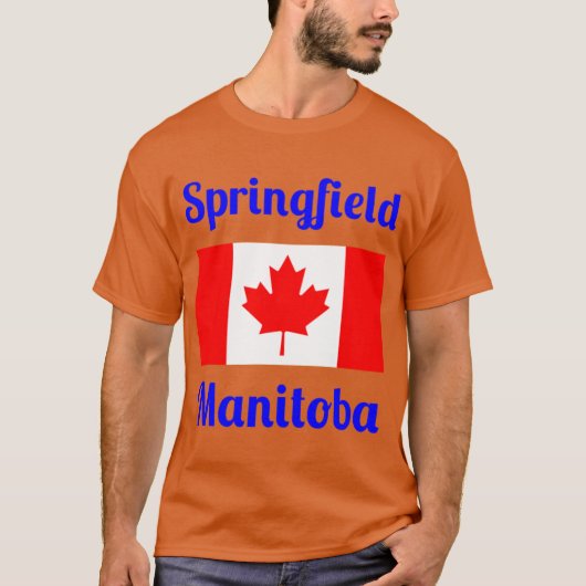 Springfield Manitoba Canada Stylish Prints Tシャツ (正面)