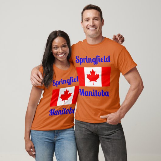 Springfield Manitoba Canada Stylish Prints Tシャツ (ユニセックス)