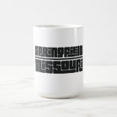 Springfield - Missouri コーヒーマグカップ (中央)