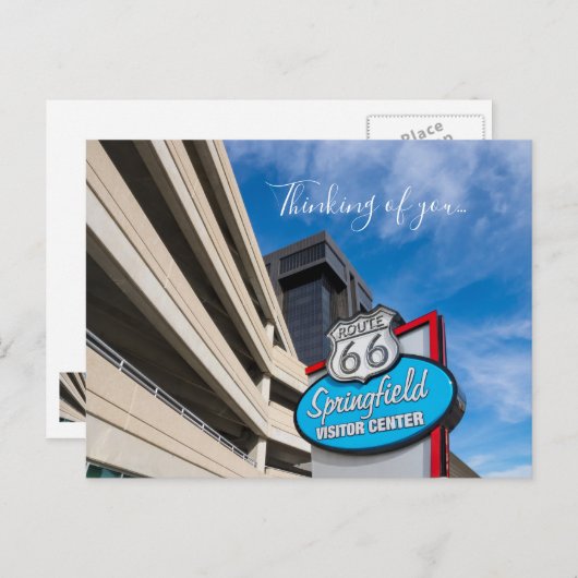 Springfield MOのYouはがき考えるへようこそ ポストカード (正面/裏面)
