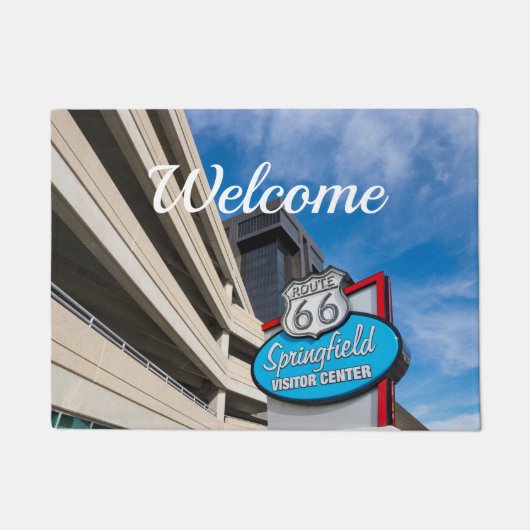 Springfield MOへようこそWelcome Doormat ドアマット (正面)