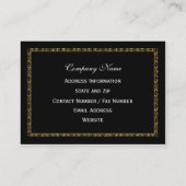 SpringGemのエレガントなプロフェッショナル 名刺 (裏面)