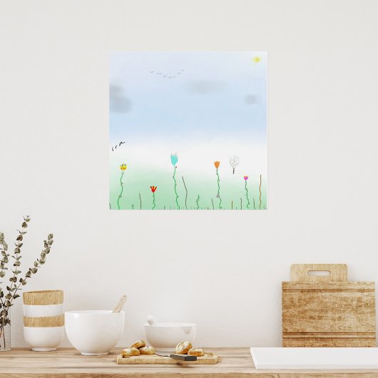 Spring's a-comin' ポスター (キッチン)