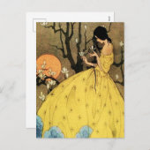 “Spring's Promise” by Marjorie Miller シーズンポストカード (正面/裏面)