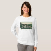 SpringsRedのトスカナ式の絶壁、カリフォルニアの外観 Tシャツ (正面フル)