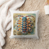 Springtail Insect 270824IREF213 - Watercolor クッション (ブランケット)