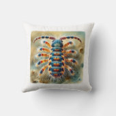 Springtail Insect 270824IREF213 - Watercolor クッション (裏面)