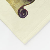 Springtimeのバニーを持つ1935年の男の子 フリースブランケット (角)