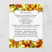 Springtime結婚のエンクロージャカード エンクロージャーカード (正面)