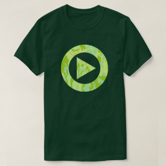 SpringTime迷彩柄パターン遊プレス Tシャツ