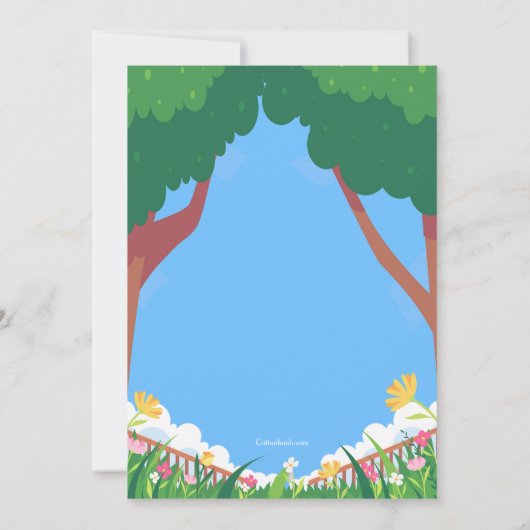 Springtime 招待状 (裏面)